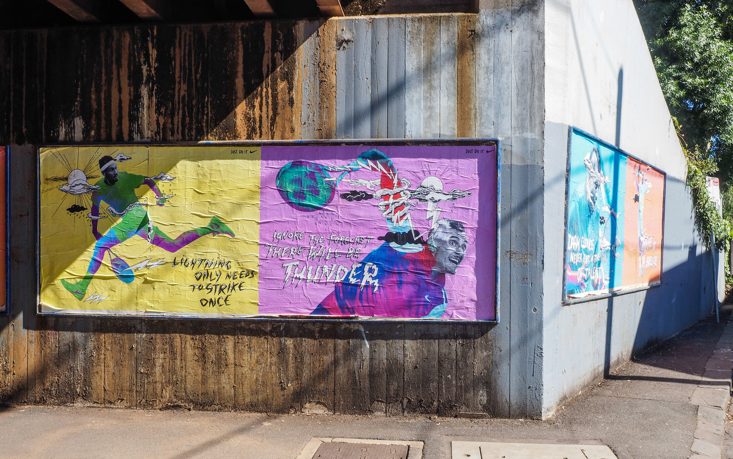Nike Australian Open campaign visual